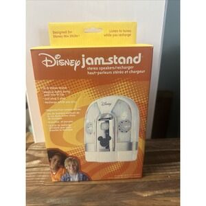 Disney Jam Stand Max Stereo Speakers and Recharger  2006 Model DDS8012 NIB